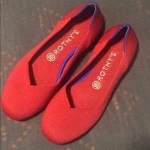 Rothy’s Round Toe Scooter Red 8